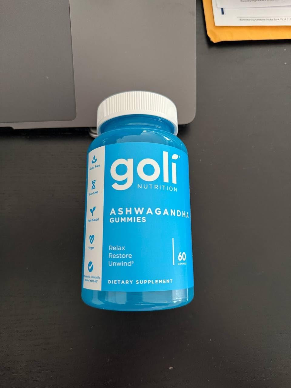 Indulge in Relaxation with Delicious Vegan Ashwagandha & Vitamin D Gummies - 60 Mixed Berry Gummies for Stress Relief and Wellness - Non-GMO & Gluten-Free